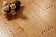 prefinished & hand scraped white Birch wood flooring, premium grade
